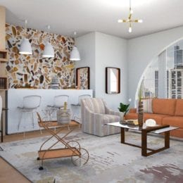 Domov uklizený podle zásad feng shui.Čistá pohoda